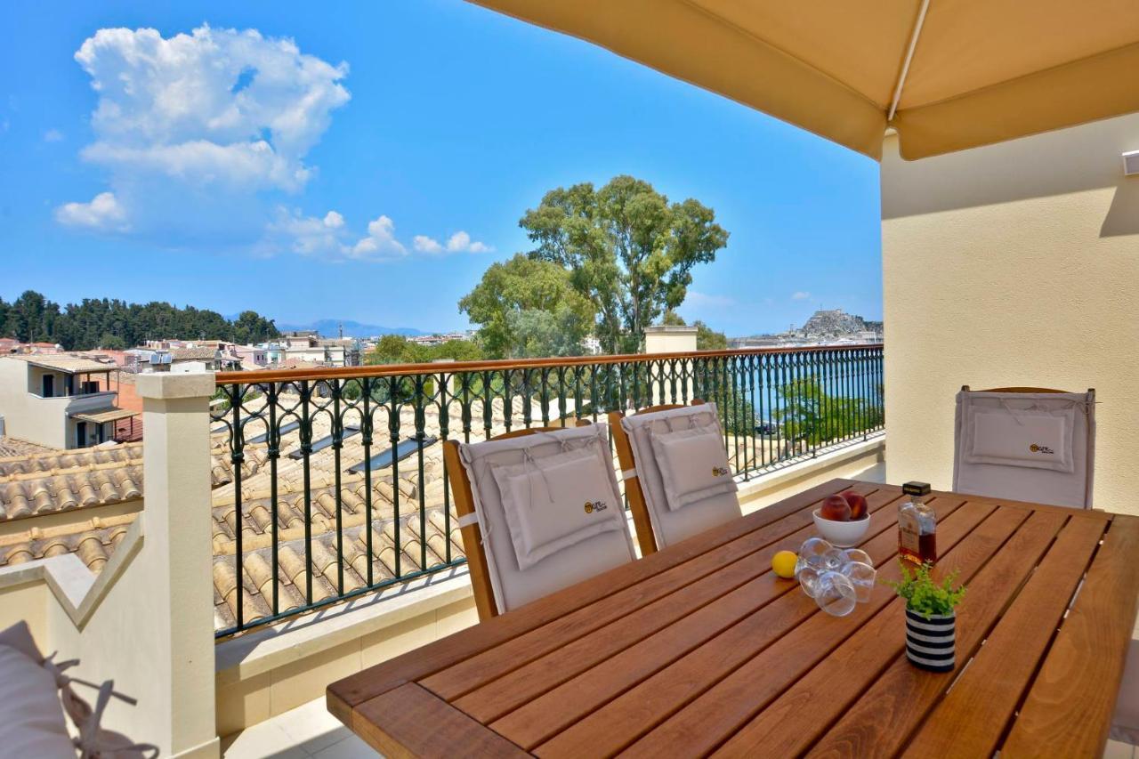 Luxury Bay View Apartment Corfu  Ngoại thất bức ảnh